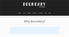 Desktop Screenshot of boundaryvfx.com