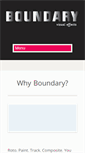 Mobile Screenshot of boundaryvfx.com
